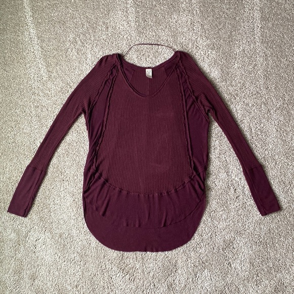 We the Free by Free People Catalina V Neck Thermal Top - Picture 1 of 12